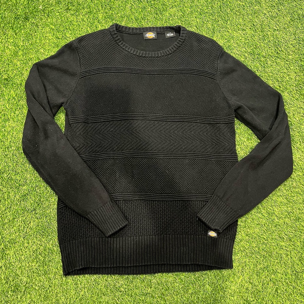 Dickies Black Knitted Crewneck Sweater